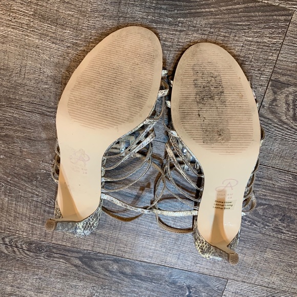 Adrianna Papell Emmanuelle Snakeskin High Heel - Picture 9 of 14